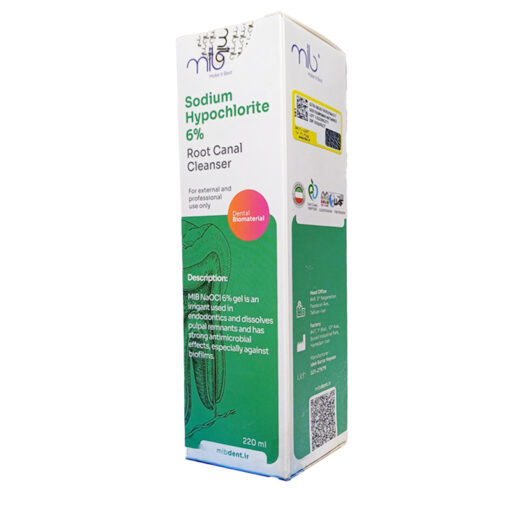 هیپو کلرید 220ml mib 6%